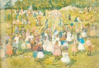 Prendergast, Maurice Brazil - May Day, Central Park